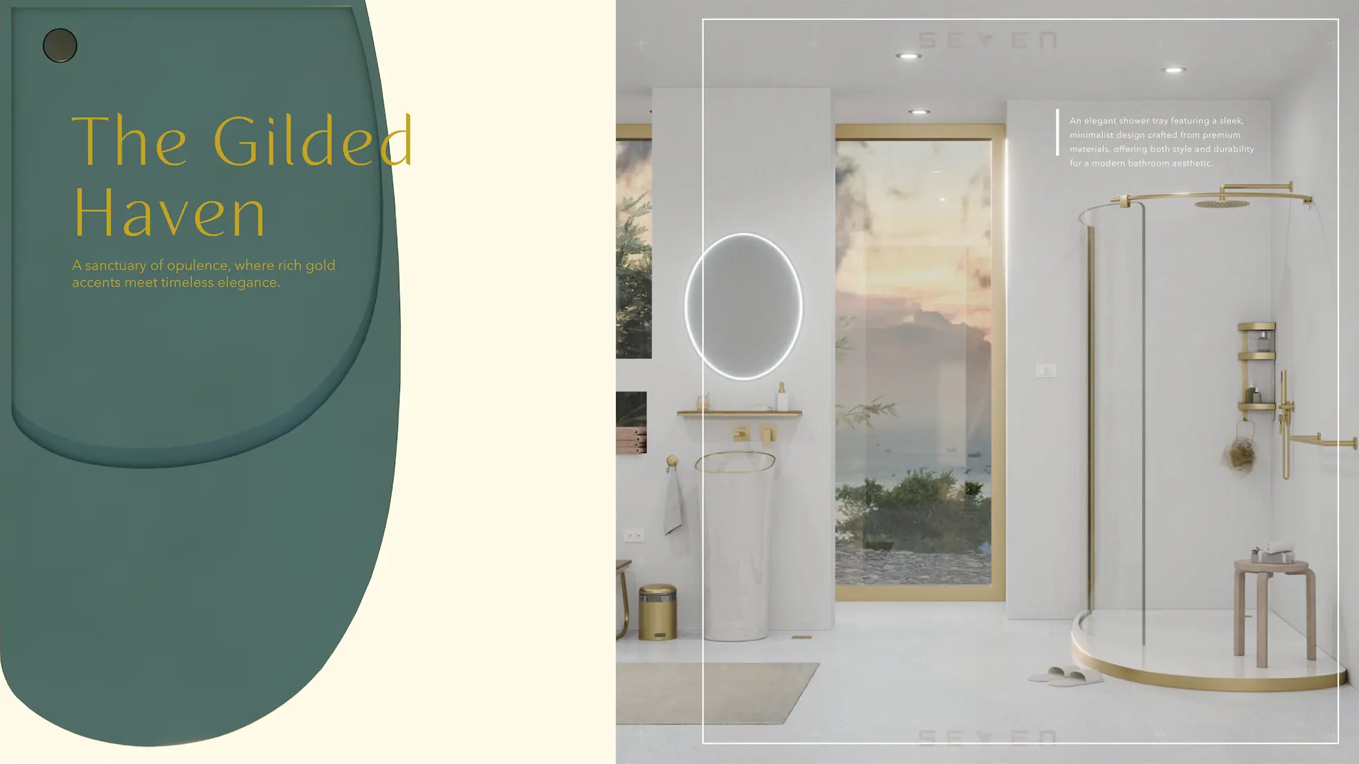 The Gilded Haven - Opulent design with gold accents