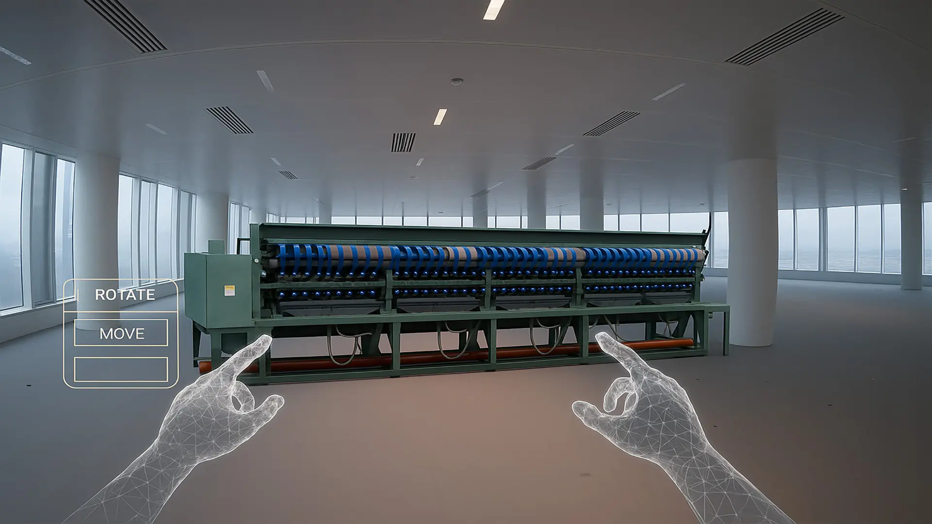 AR Industrial Visualization - Large Scale Manufacturing Equipment