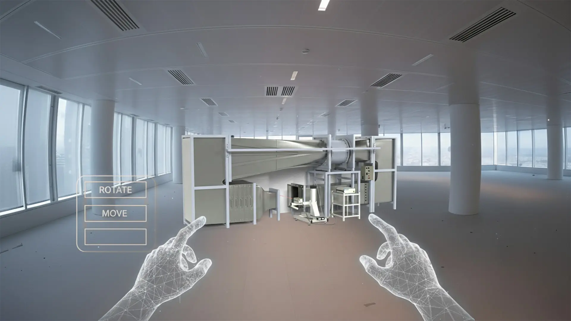 AR Industrial Equipment Visualization - Advanced Machinery Interface